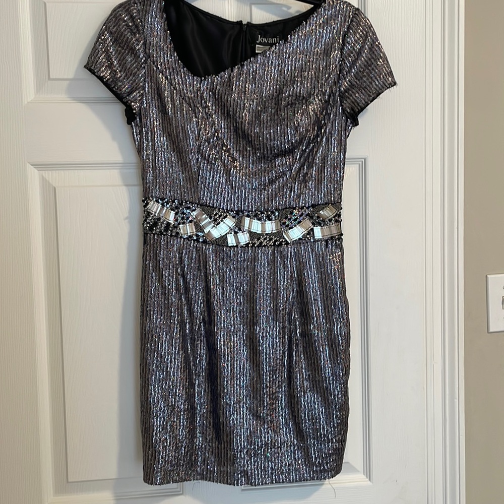 Jovani Sequin Mini Dress
